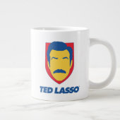 Ted Lasso | Face Icon Grote Koffiekop (Rechts)