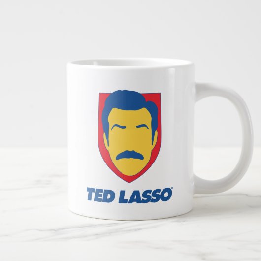 Ted Lasso | Face Icon Grote Koffiekop (Rechts)