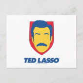 Ted Lasso | Face-pictogram Briefkaart (Voorkant)