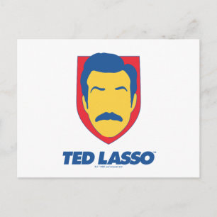 Ted Lasso Face-pictogram Briefkaart