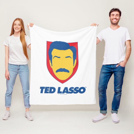 Ted Lasso | Face-pictogram Fleece Deken (In situ)