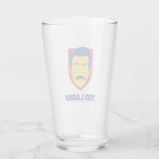 Ted Lasso | Face-pictogram Glas (Achterkant)