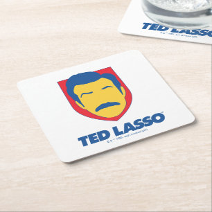 Ted Lasso   Face-pictogram Kartonnen Onderzetters