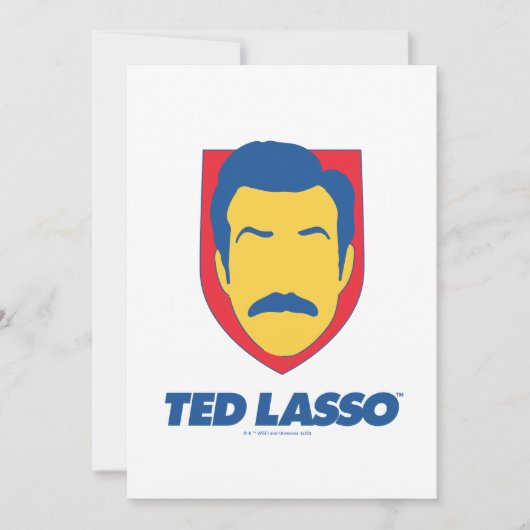 Ted Lasso | Face-pictogram Notitiekaartje (Voorkant)