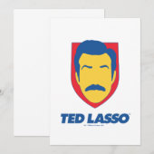 Ted Lasso | Face-pictogram Notitiekaartje (Voorkant / Achterkant)