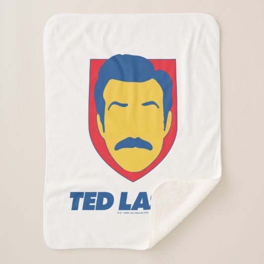Ted Lasso | Face-pictogram Sherpa Deken (Voorkant)
