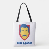 Ted Lasso | Face-pictogram Tote Bag (Achterkant)