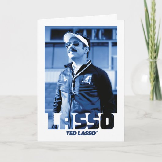 Ted Lasso | Fotoportret Lasso Grafisch Kaart (Voorkant)