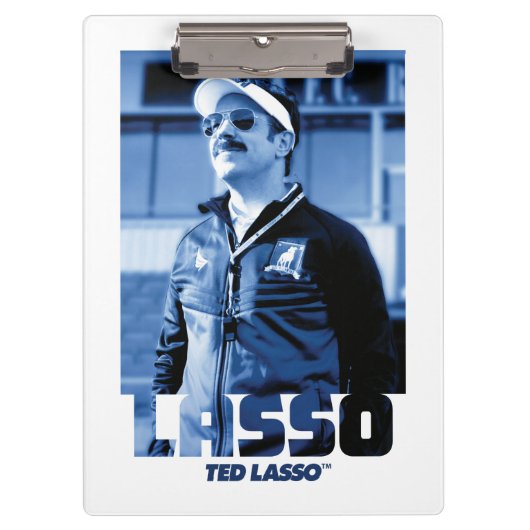 Ted Lasso | Fotoportret Lasso Grafisch Klembord (Voorkant)