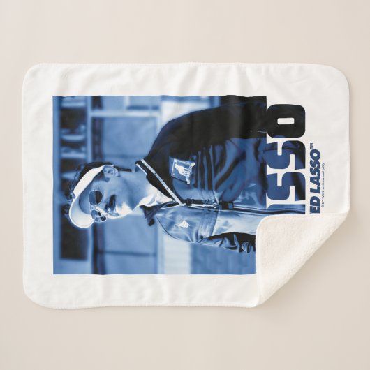 Ted Lasso | Fotoportret Lasso Grafisch Sherpa Deken (Voorkant (horizontaal))