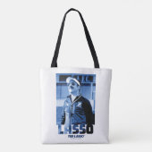 Ted Lasso | Fotoportret Lasso Grafisch Tote Bag (Achterkant)