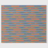 Ted Lasso | Fútbol is Life Stripe Pattern Cadeaupapier (Vlak)