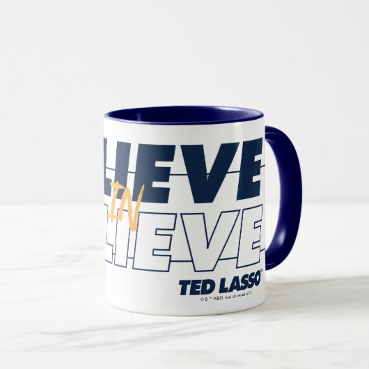 Ted Lasso | Geloof in geloven Mok (Voorkant rechts)