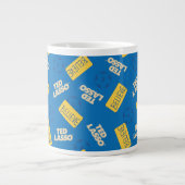 Ted Lasso | Geloof Sign and Ball Toss Pattern Grote Koffiekop (Voorkant)