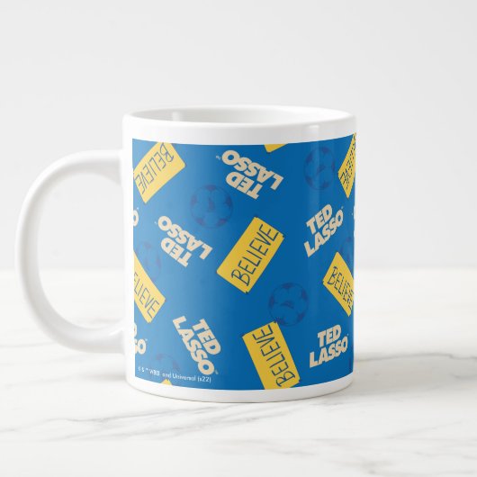 Ted Lasso | Geloof Sign and Ball Toss Pattern Grote Koffiekop (Links)