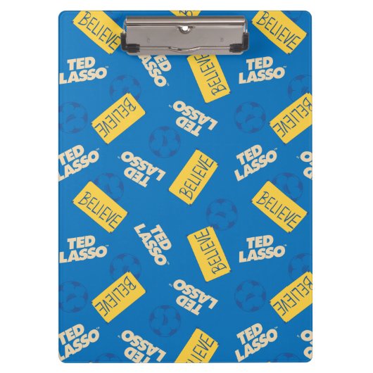 Ted Lasso | Geloof Sign and Ball Toss Pattern Klembord (Voorkant)