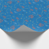 Ted Lasso | He's Here He's There Playbook Pattern Cadeaupapier (Hoek)