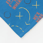 Ted Lasso | Hij is hier, hij is er een speelboekpa Fleece Deken (Hoek)