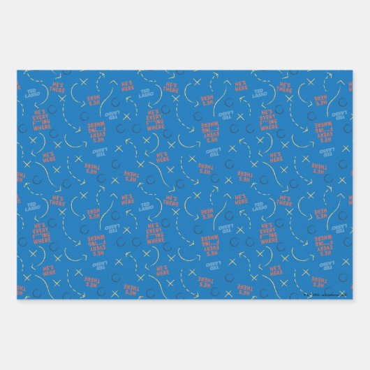 Ted Lasso | Hij is hier, hij is er een speelboekpa Inpakpapier Vel (Voorkant 3)