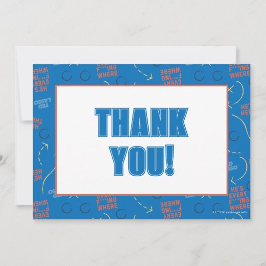 Ted Lasso | Hij is hier, hij is er een speelboekpa Notitiekaartje (Voorkant)