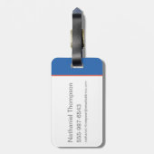 Ted Lasso | I Believe in Believe Bagagelabel (Achterkant verticaal)