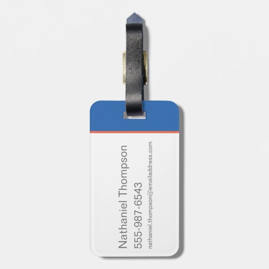 Ted Lasso | I Believe in Believe Bagagelabel (Achterkant verticaal)