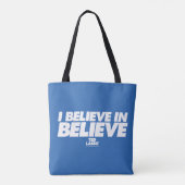 Ted Lasso | I Believe in Believe Tote Bag (Achterkant)