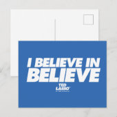 Ted Lasso | Ik geloof in geloof Briefkaart (Voorkant / Achterkant)