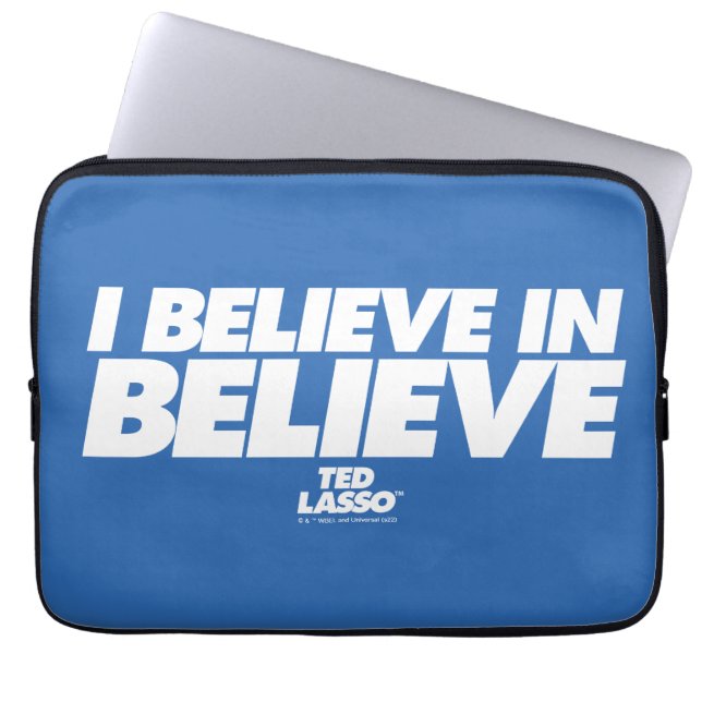 Ted Lasso | Ik geloof in geloof Laptop Sleeve (Voorkant)