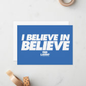 Ted Lasso | Ik geloof in geloof Notitiekaartje (Voorkant / Achterkant in situ)