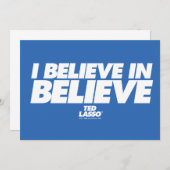 Ted Lasso | Ik geloof in geloof Notitiekaartje (Voorkant / Achterkant)