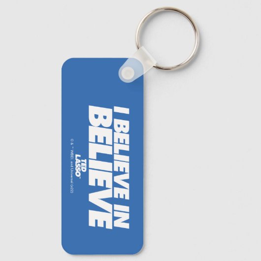 Ted Lasso | Ik geloof in geloof Sleutelhanger (Achterkant)