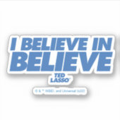 Ted Lasso | Ik geloof in geloof Sticker (Voorkant)