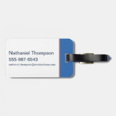 Ted Lasso | Je bent niet bang voor een boete Bagagelabel (Achterkant horizontaal)