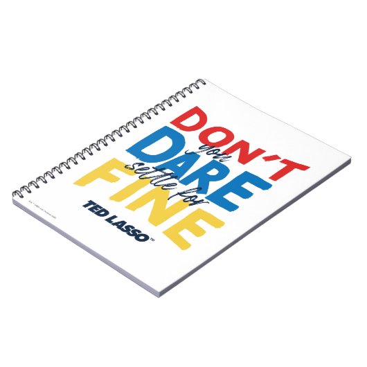 Ted Lasso | Je bent niet bang voor een boete Notitieboek (Linkerzijde)