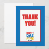 Ted Lasso | Je bent niet bang voor een boete Notitiekaartje (Voorkant / Achterkant)