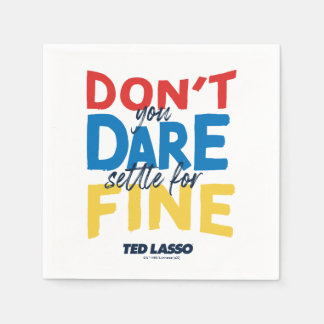 Ted Lasso | Je bent niet bang voor een boete Servet
