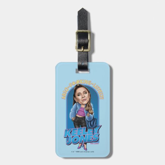 Ted Lasso | Keeley Jones Bobblehead Bagagelabel (Voorkant verticaal)