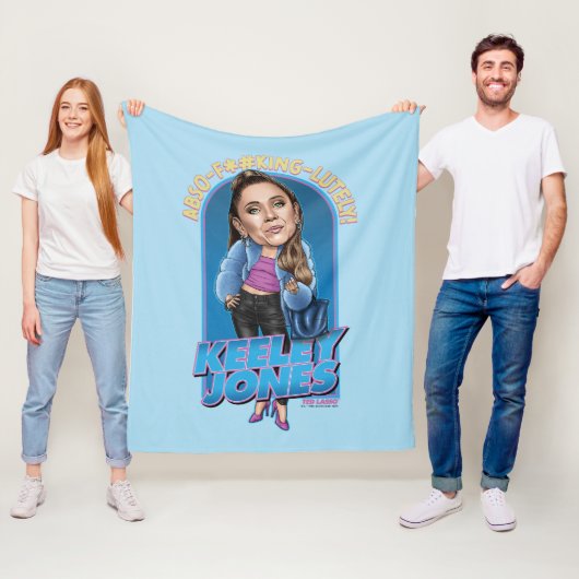 Ted Lasso | Keeley Jones Bobblehead Fleece Deken (In situ)