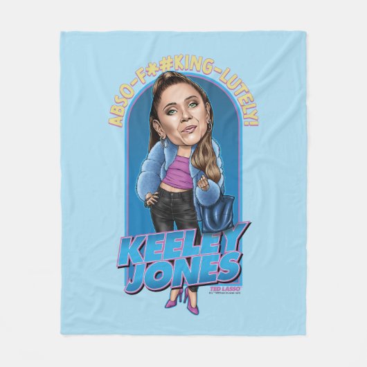 Ted Lasso | Keeley Jones Bobblehead Fleece Deken (Voorkant)