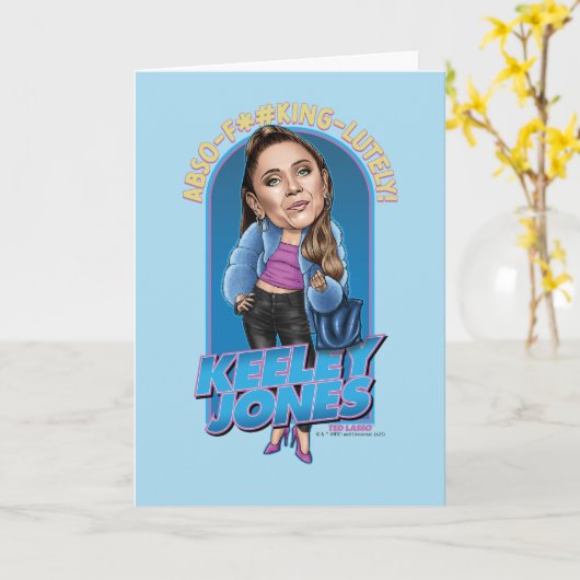 Ted Lasso | Keeley Jones Bobblehead Kaart (Gele Bloem)