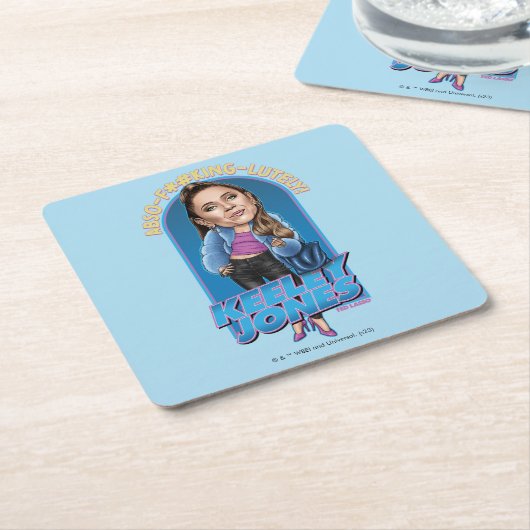 Ted Lasso | Keeley Jones Bobblehead Kartonnen Onderzetters (Schuin)