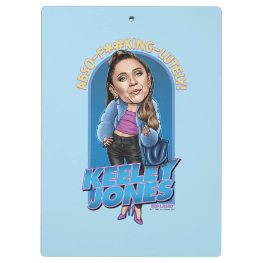 Ted Lasso | Keeley Jones Bobblehead Klembord (Achterkant)