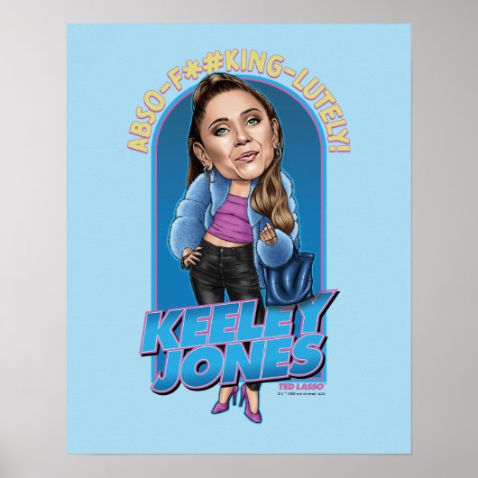 Ted Lasso | Keeley Jones Bobblehead Poster (Voorkant)