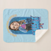 Ted Lasso | Keeley Jones Bobblehead Sherpa Deken (Voorkant (horizontaal))