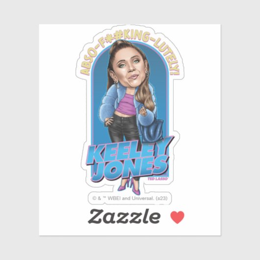 Ted Lasso | Keeley Jones Bobblehead Sticker (Vel)