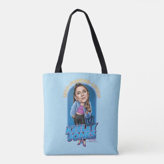 Ted Lasso | Keeley Jones Bobblehead Tote Bag (Achterkant)