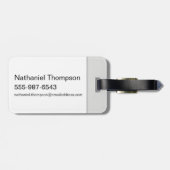 Ted Lasso | Lasso Bobblehead Bagagelabel (Achterkant horizontaal)