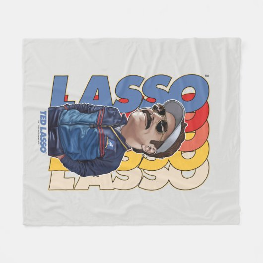Ted Lasso | Lasso Bobblehead Fleece Deken (Voorkant (Horizontaal))