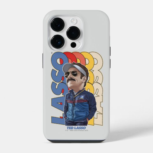 Ted Lasso | Lasso Bobblehead iPhone Hoesje (Achterkant)